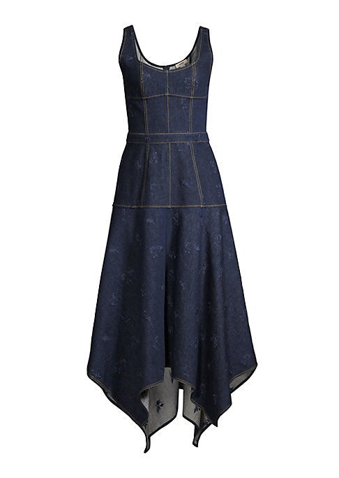 Draped Denim Dream Dress