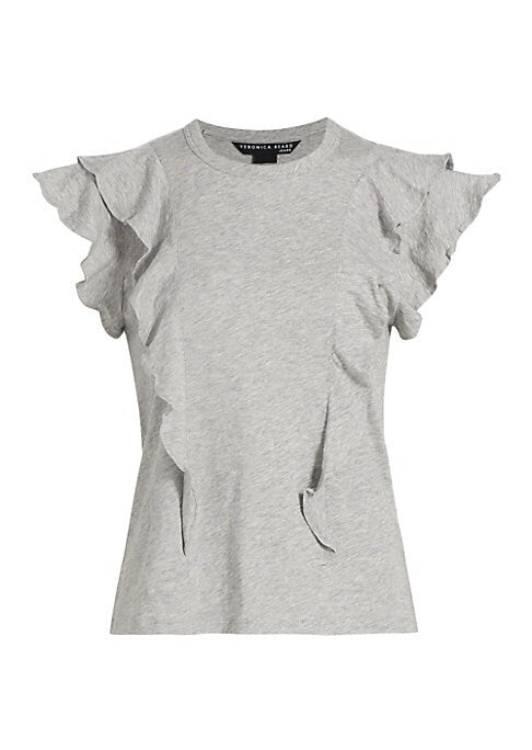 Ruffled Cotton Tee