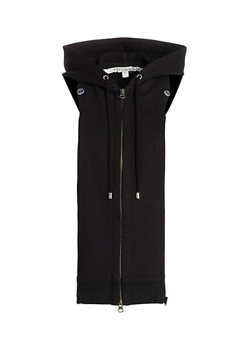 Sleeveless Zip Hoodie