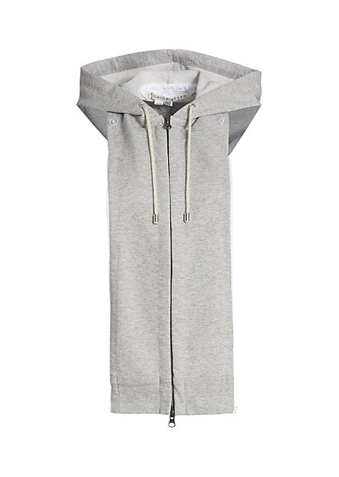 Layered Sleeveless Hoodie