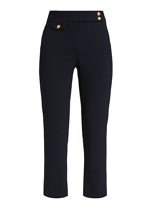 Chic Ankle Crepe Pants