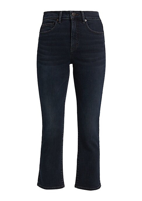 Chic Cropped Kick Flare Jeans