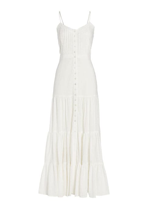 Elegant Tiered Eyelet Dress
