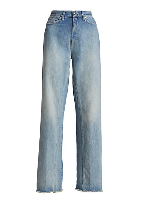 Cropped Distressed Denim Relaxed