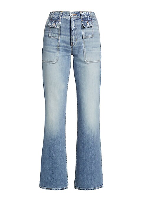 Stylish High-Rise Wide-Leg Jeans