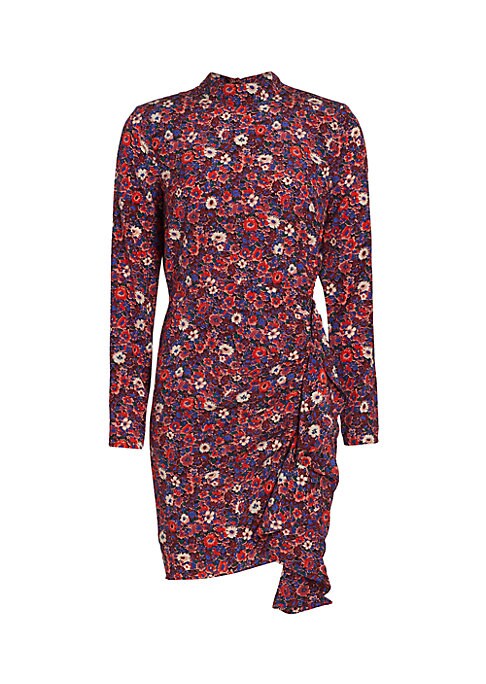 Floral Silk Minidress