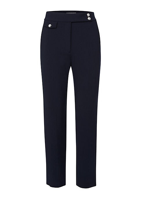 Sleek Crest Tailored Pants