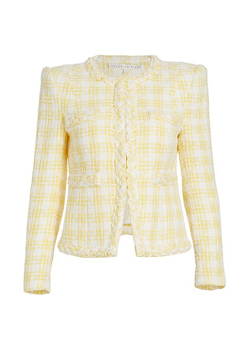 Plaid Braided Chic Jacket