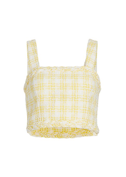 Gingham Chic Crop Top