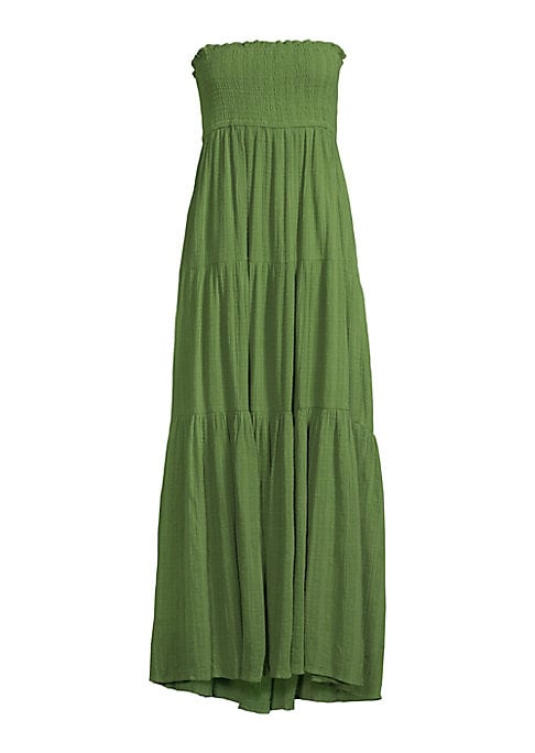 Chic Strapless Cotton Gown