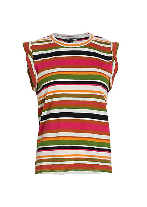 Striped Sleeveless Tee