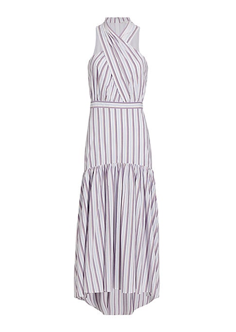 Chic Striped Maxi Dress