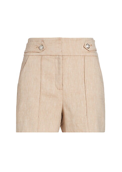 Chic Linen Blend Shorts