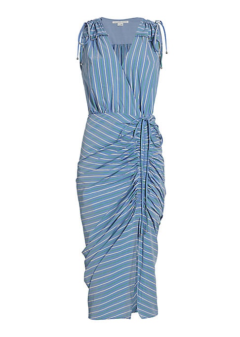 Ruching Charm Midi Dress
