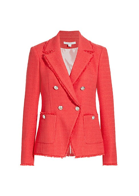 Vibrant Tweed Blazer
