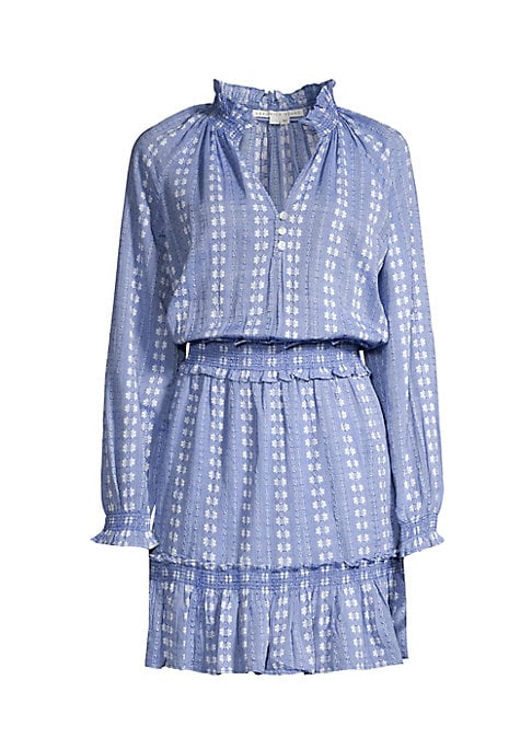 Embroidered Cotton Mini Dress
