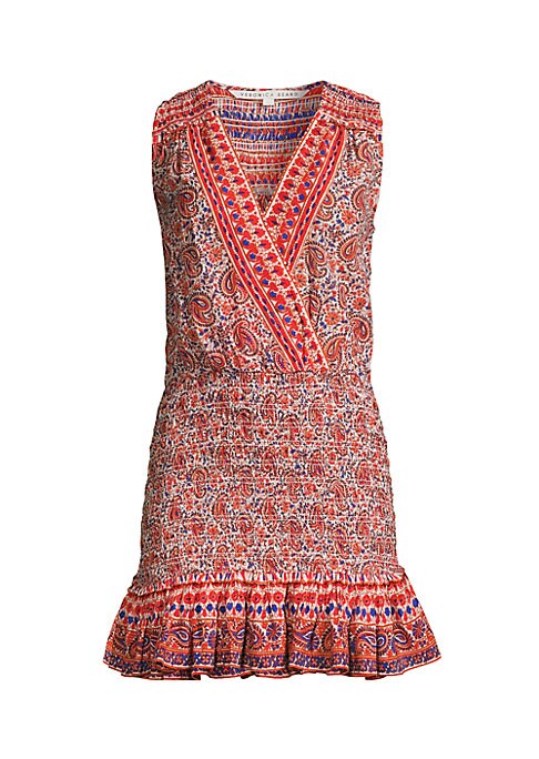 Paisley Flare Mini Dress
