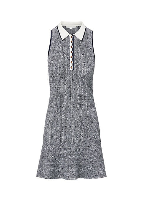 Chic Knit Polo Dress