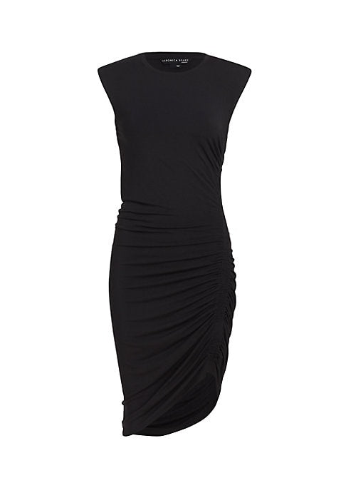 Asymmetric Ruched Dress