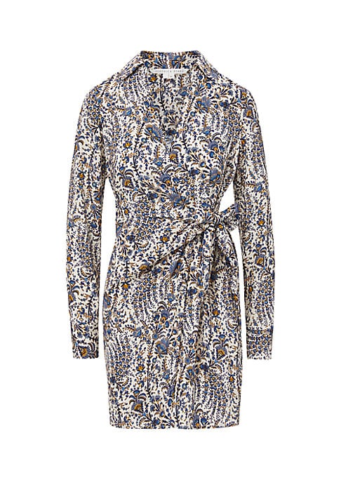 Floral Silk Knot Dress