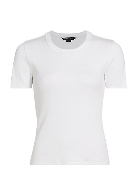 Ribbed Cotton Luxe Tee