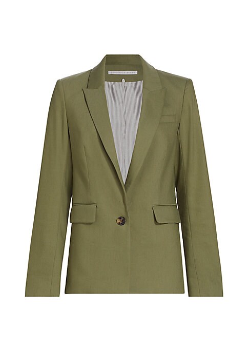 Chic Linen-Blend Blazer