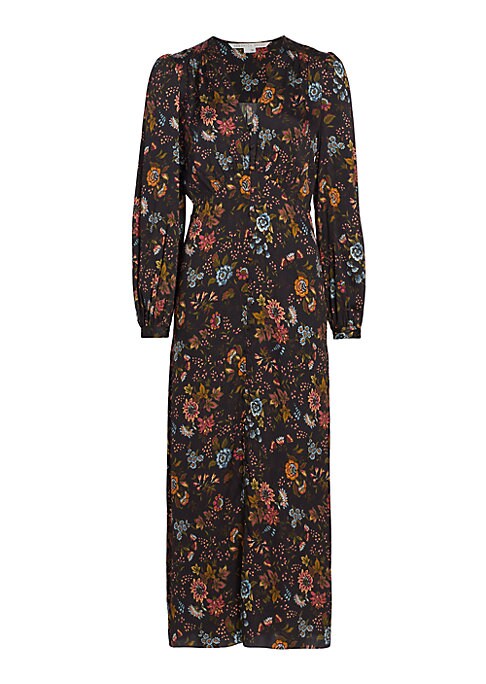 Floral Elegance Midi Dress