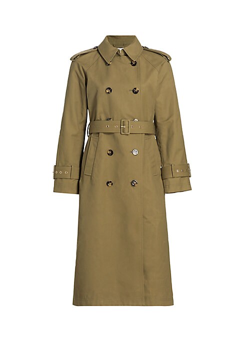 Classic Tortoiseshell Trench Coat