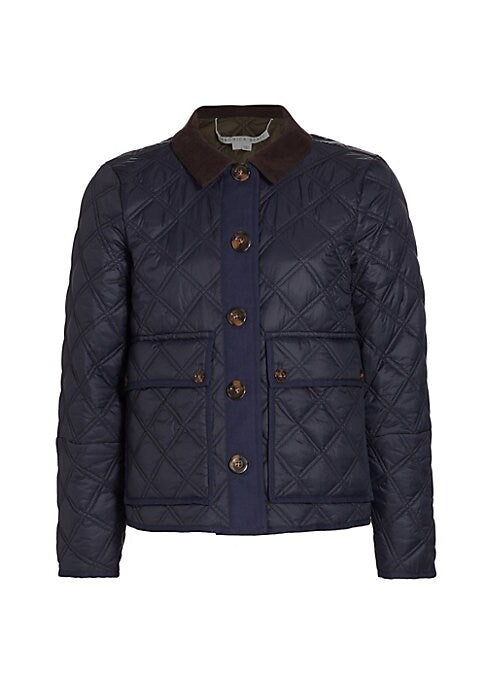 Diamond Quilt Reversible Coat