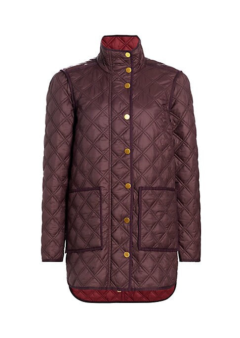 Quilted Longline Outerwear