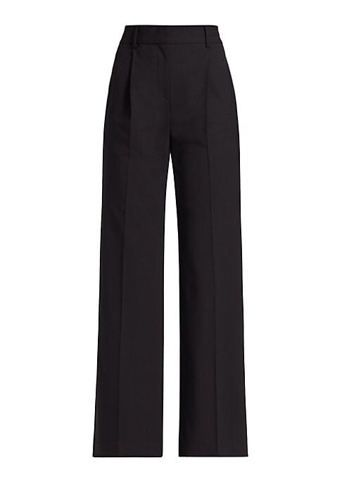 Chic Wide-Leg Wool Pants