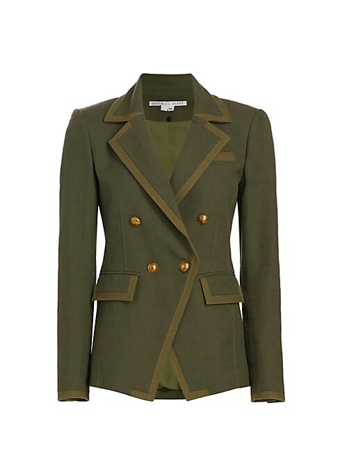 Sophisticated Grosgrain Blazer