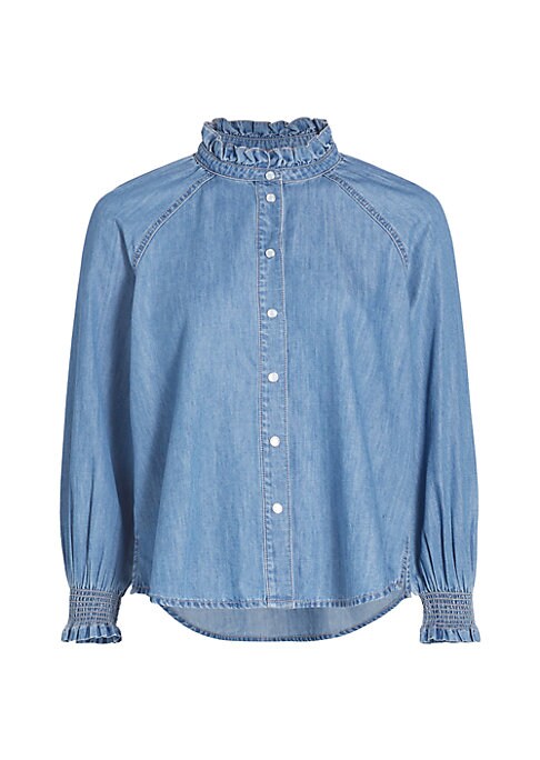 Ruffled Chambray Delight