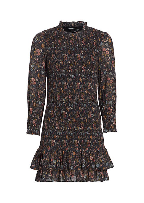 Floral Ruffle Mini Dress