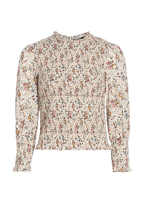 Floral Ruffle Blouse