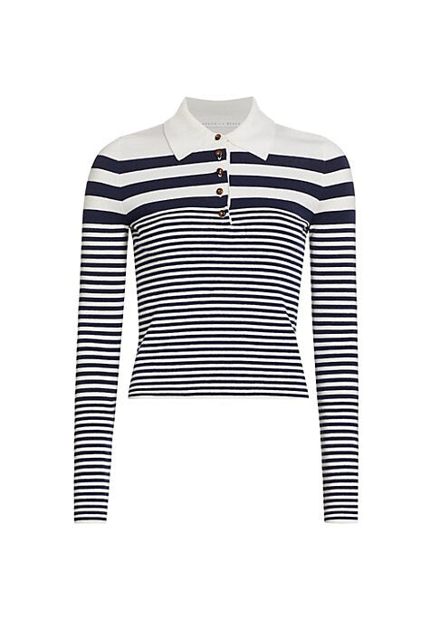 Stripe Knit Polo