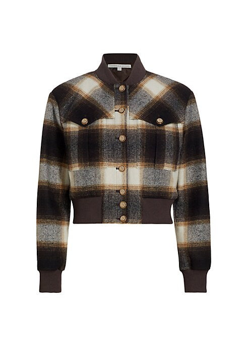 Plaid Bomber Chic