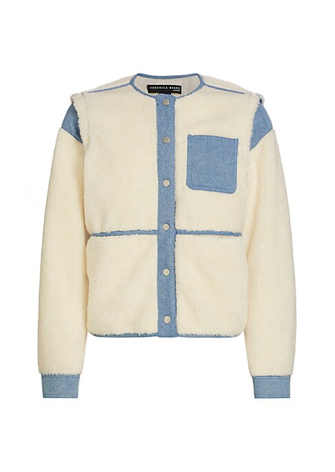 Cozy Denim Sherpa Jacket