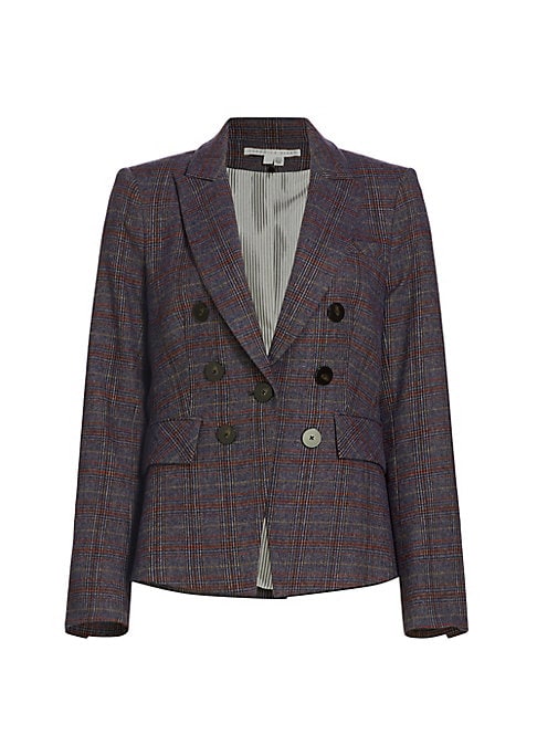 Tricolor Plaid Dickey Jacket