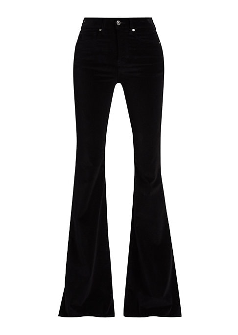 Velvet Flare Trousers