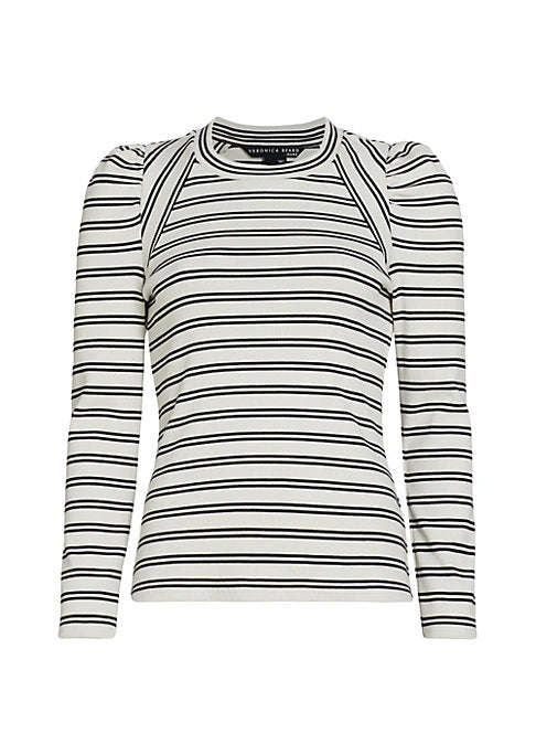 Striped Puffed Top