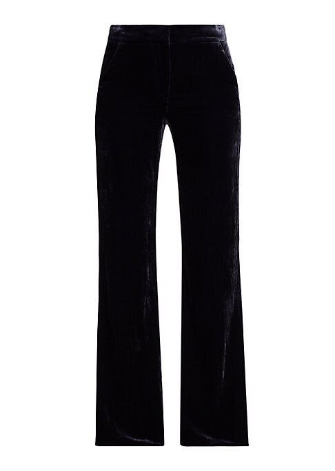 Velvet Flare Trousers