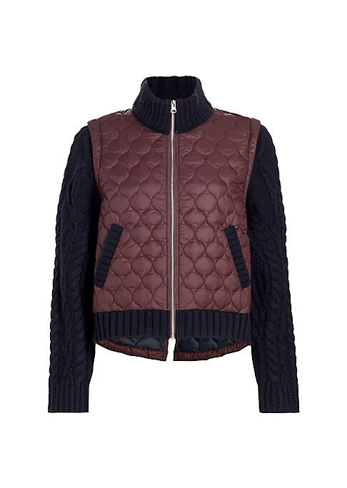 Quilted Wool-Mix Jacket