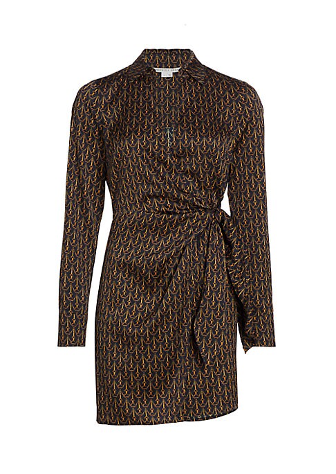 Scarf Detail Mini Dress