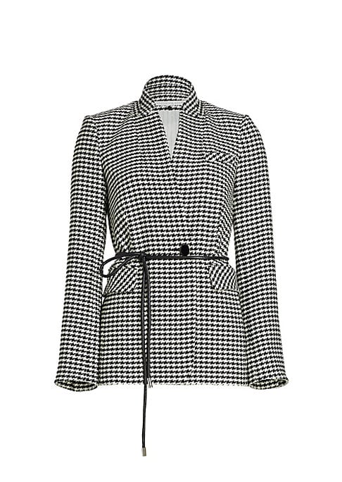 Geometric Houndstooth Jacket