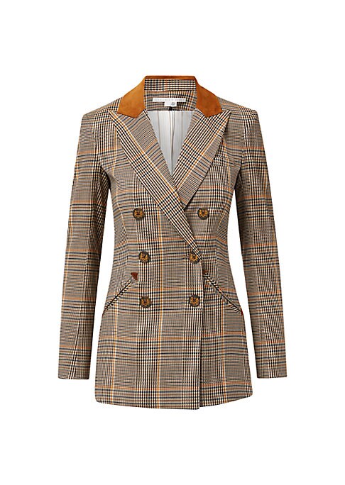 Glen Check Double Blazer