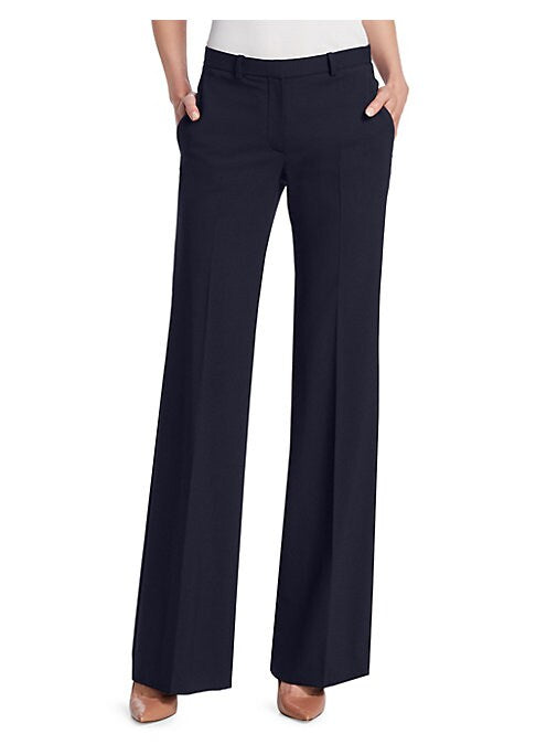 Chic Flare Wool Pants