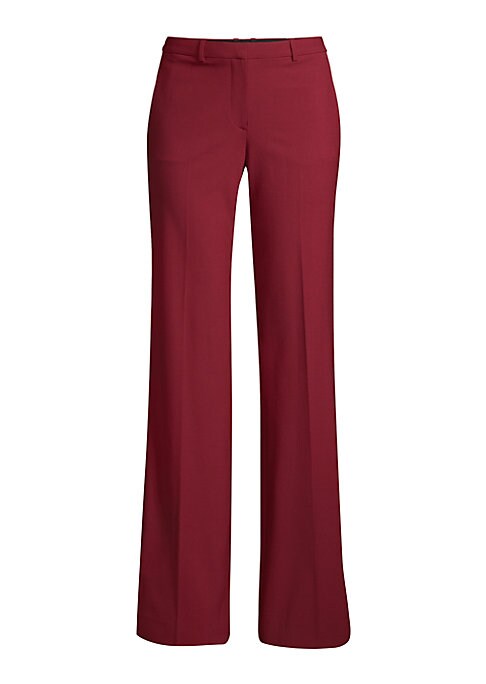 Chic Flare Wool Trousers