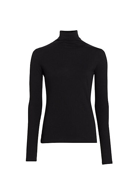 Cotton Slim Turtleneck