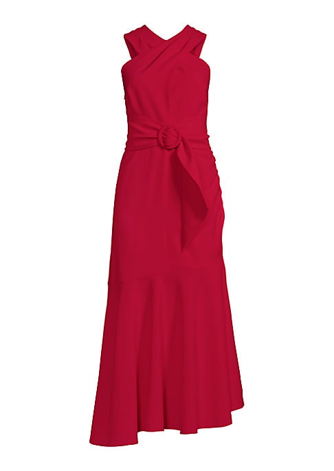 Chic Wrap Midi Dress